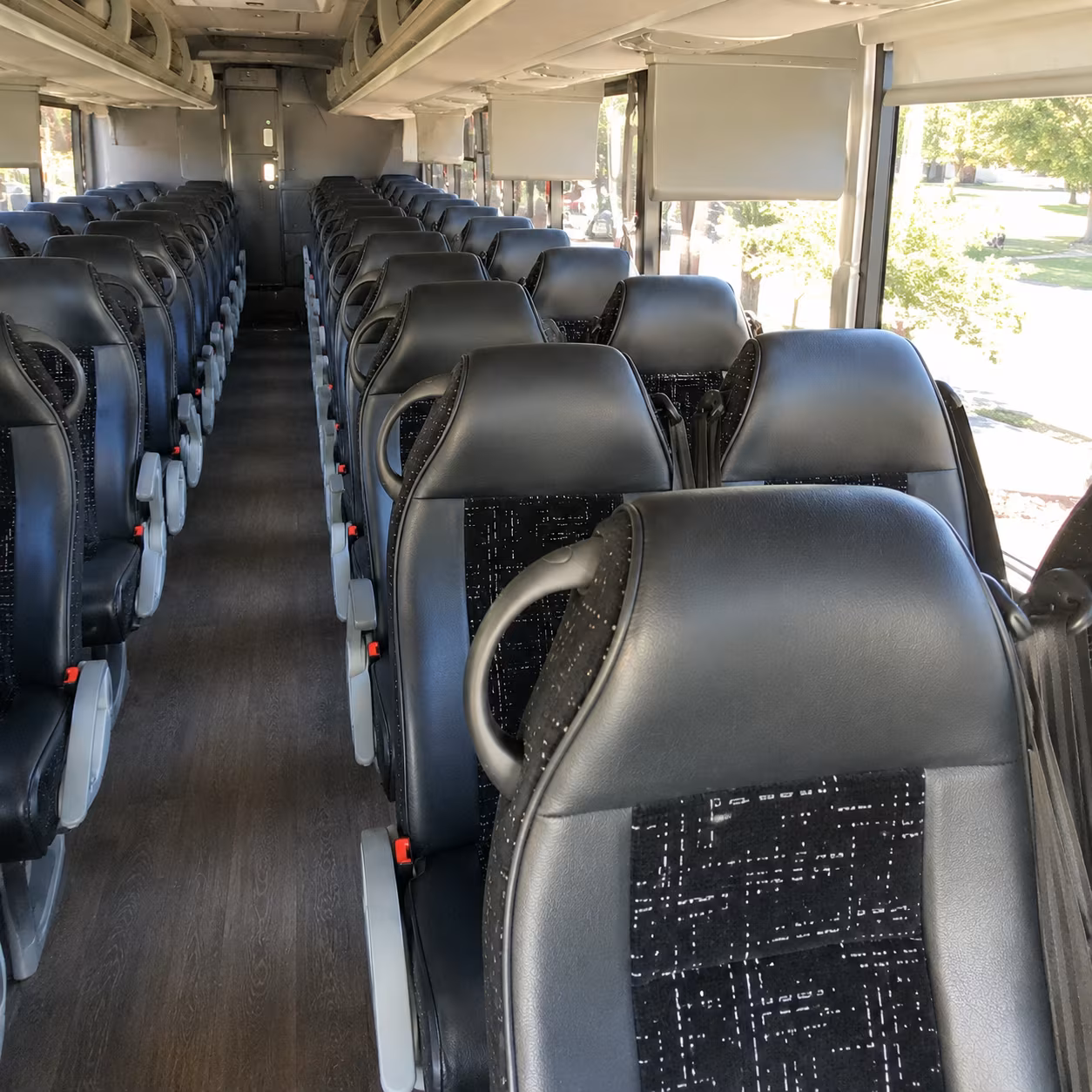 gresham charter bus interior
