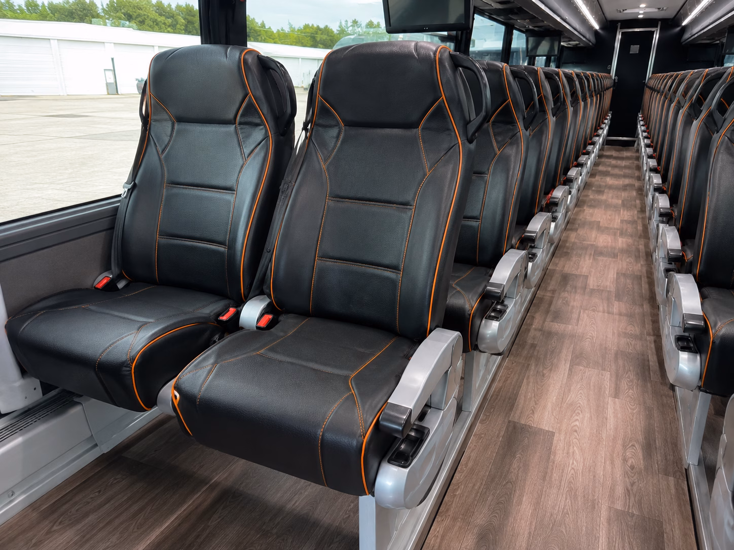 gresham construction and film crew shuttle buses